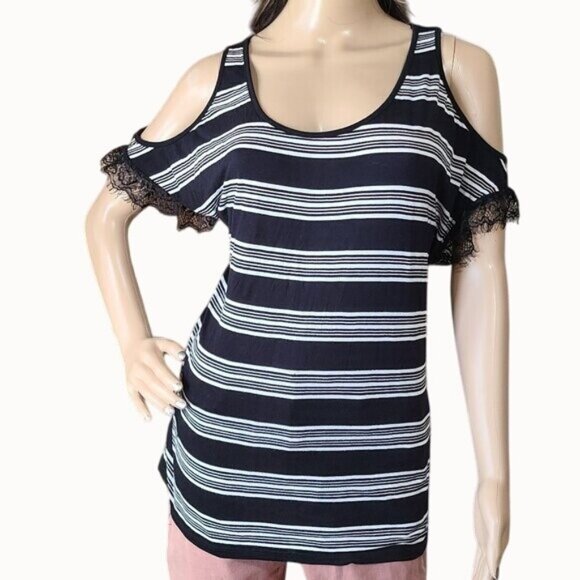 i Jeans by Buffalo Women's Size Large Cold Shoulder - Picture 1 of 7